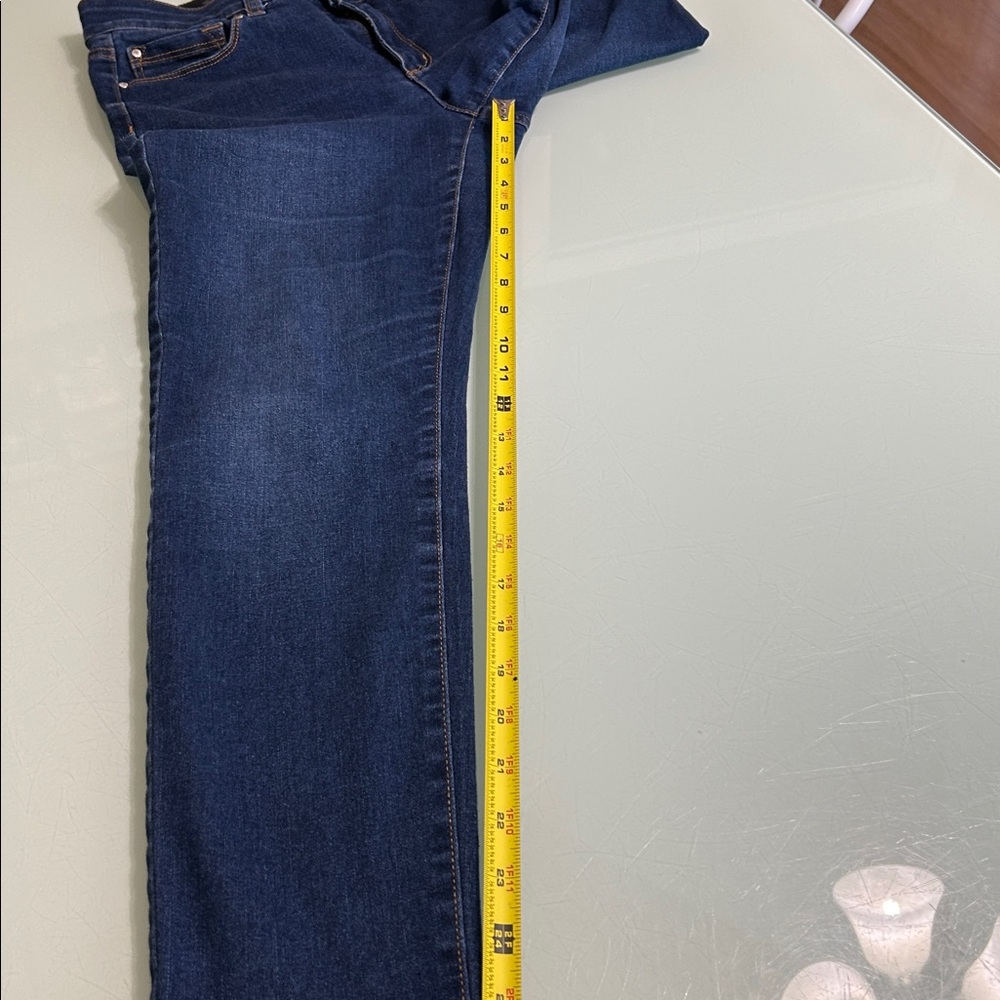 Jones New York Dark Blue Skinny Jeans Size 6 - Picture 4 of 12